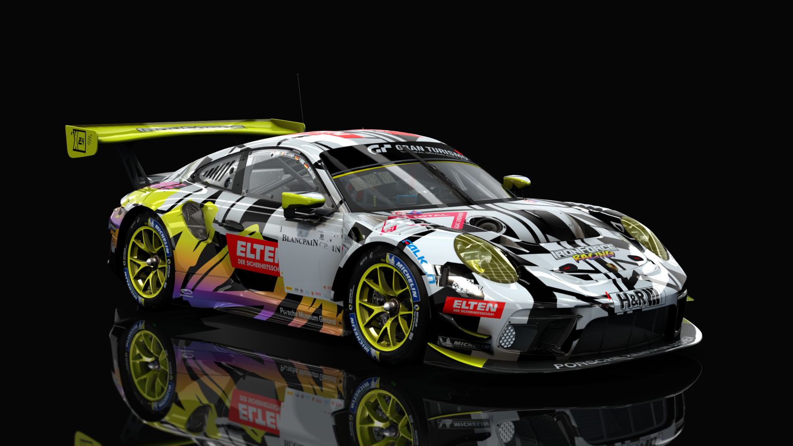 Porsche 991 GT3 R 2020, skin iron_force_racing_8_n24h_2019