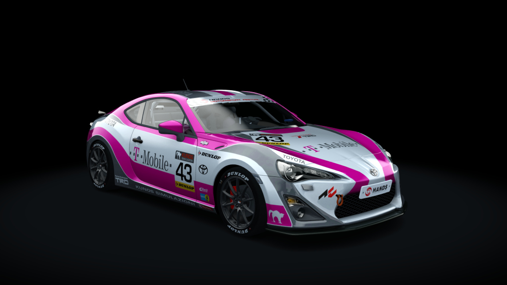 Toyota GT86 Cup, skin t-mobile