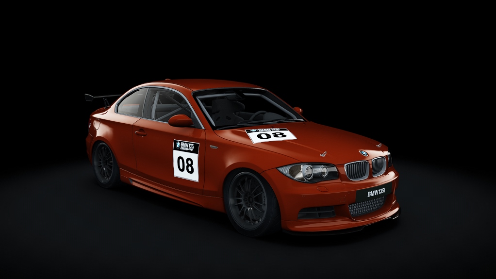 BMW 135i Coupe 2007 Racing Cup, skin Schwarz