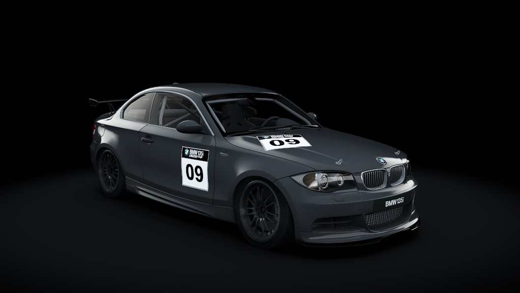 BMW 135i Coupe 2007 Racing Cup, skin Sparkling Graphite Metallic