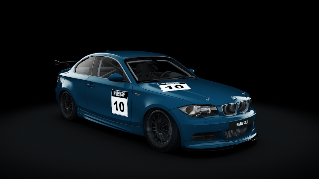 BMW 135i Coupe 2007 Racing Cup, skin Tahitigrün Metallic