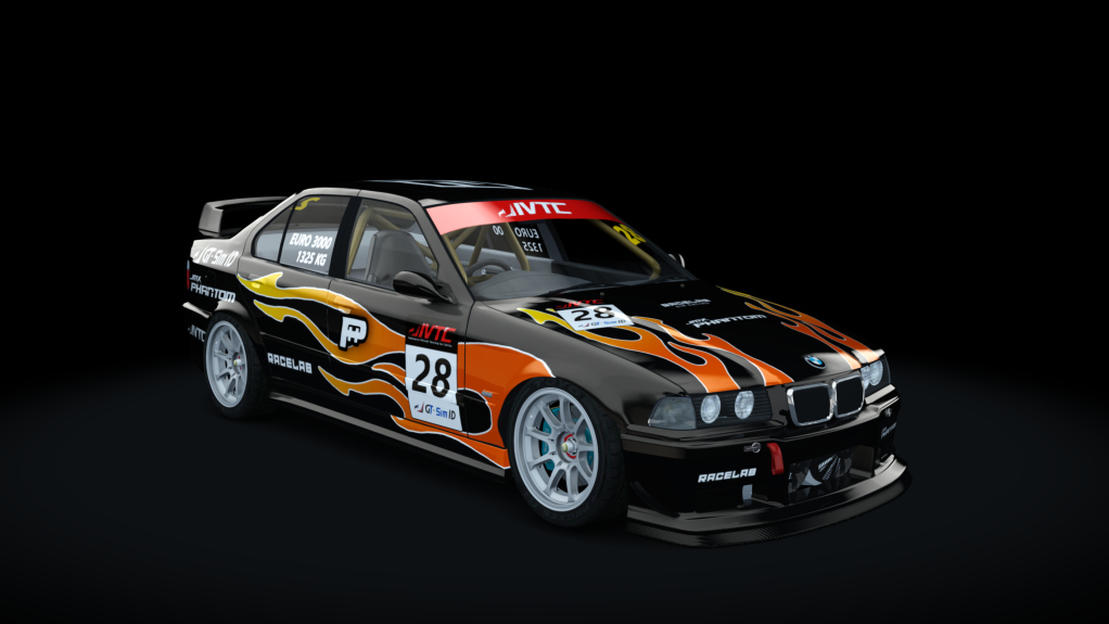 BMW E36 328i IVTC EURO 3000, skin jmx_dafnab_28_e36