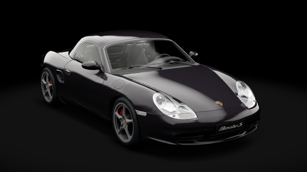 Porsche Boxster 2003 tweaked, skin Basalt Black Metallic