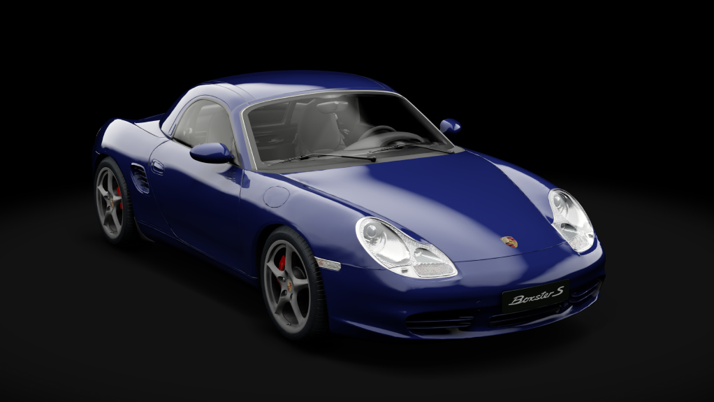 Porsche Boxster 2003 tweaked, skin Lapis Blue Metallic