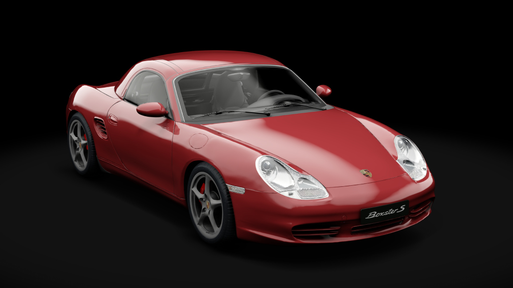 Porsche Boxster 2003 tweaked, skin Orient Red Metallic