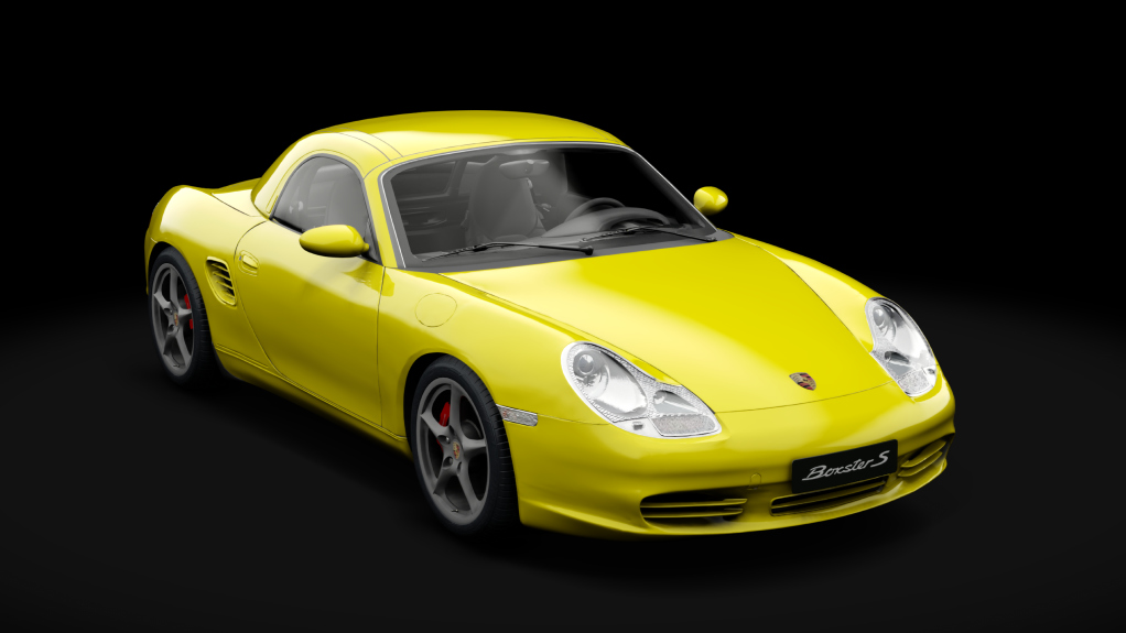 Porsche Boxster 2003 tweaked, skin Speed Yellow