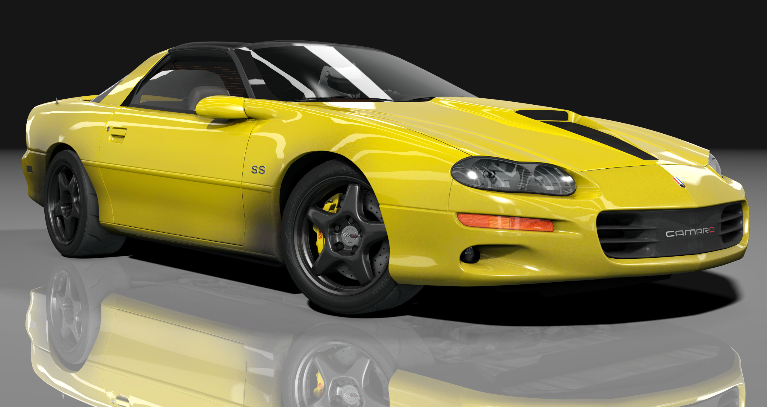 Chevrolet Camaro SS GM tweaked, skin velocity_yellow_race