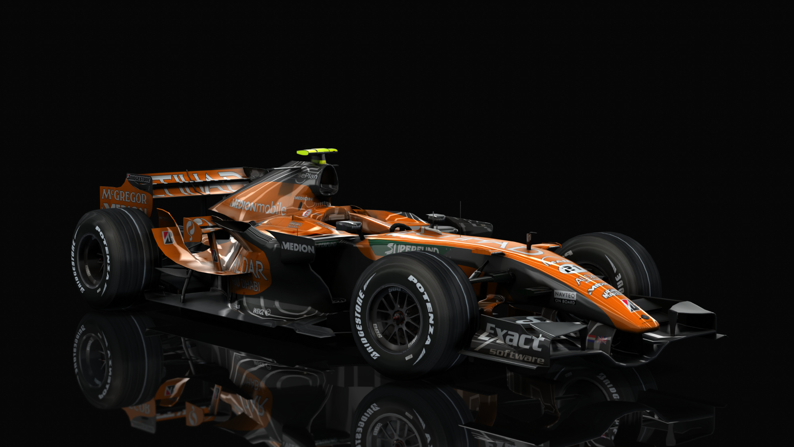 F1 2007 - Spyker F8-VII, skin Albers