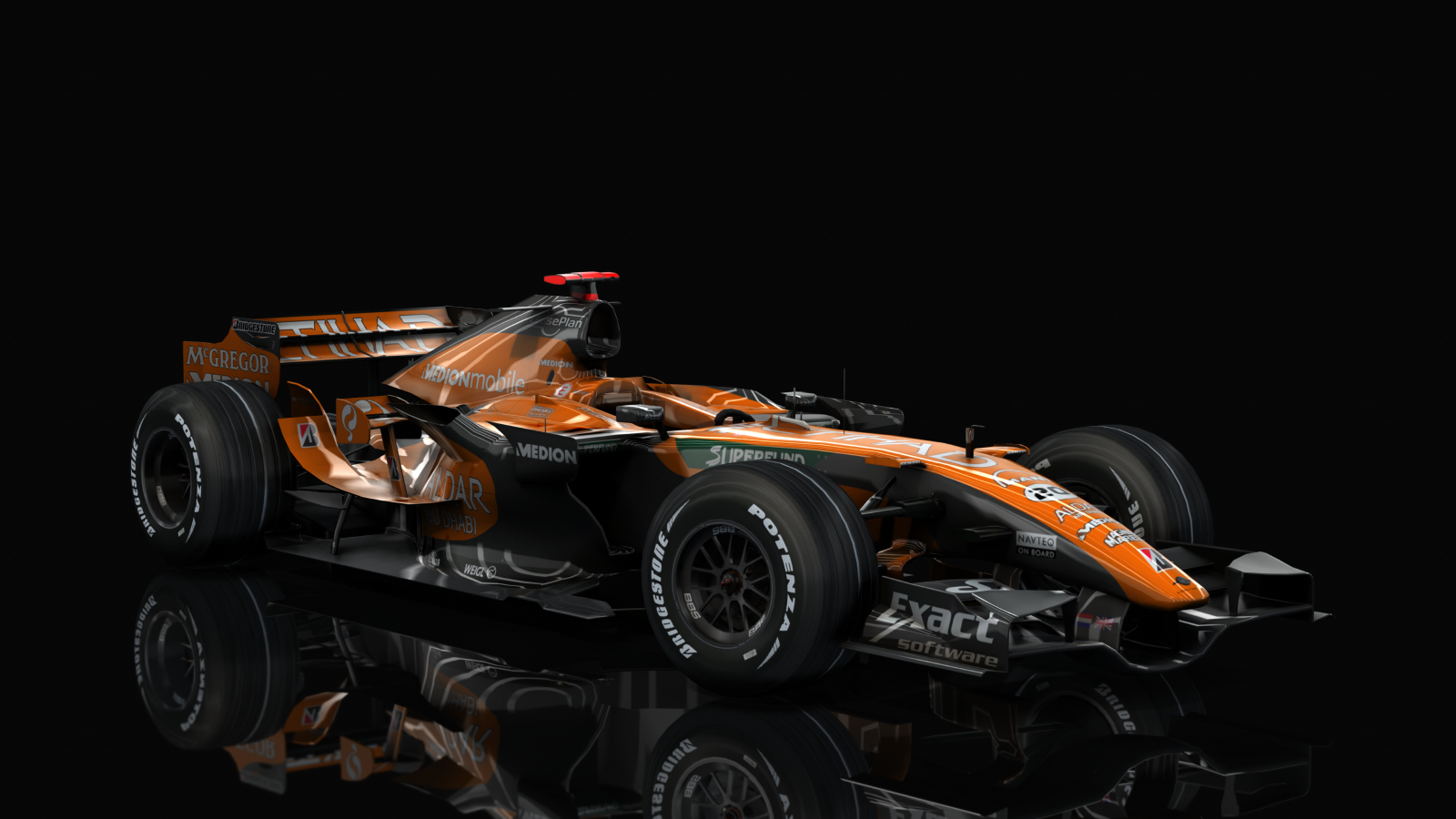 F1 2007 - Spyker F8-VII, skin Sutil