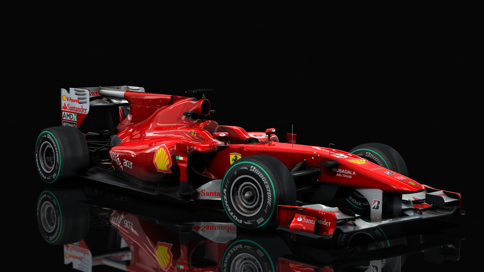 F1 2010 - Ferrari F10b, skin Alonso