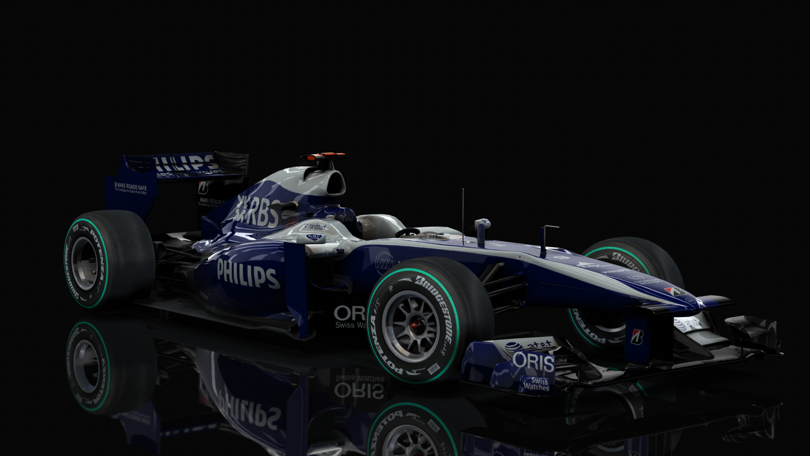 F1 2010 - Williams FW32, skin Barrichello