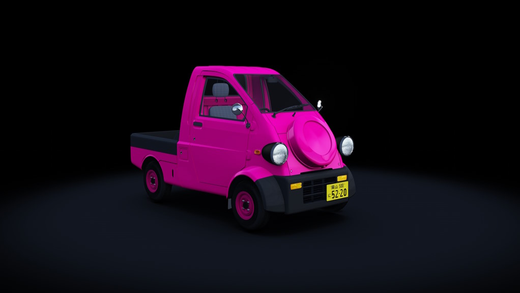 Daihatsu Midget II D-Type (KP100P R), skin hot_pink