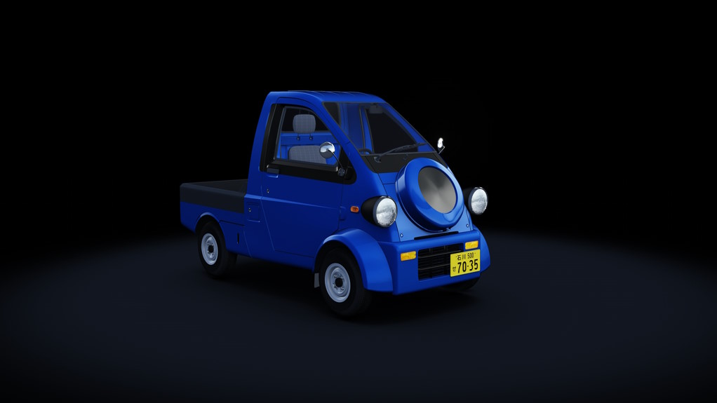 Daihatsu Midget II D-Type (KP100P R), skin metalcandy_blue