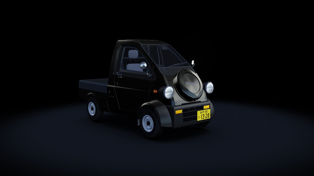 Daihatsu Midget II D-Type (KP100P R), skin off_black_mica