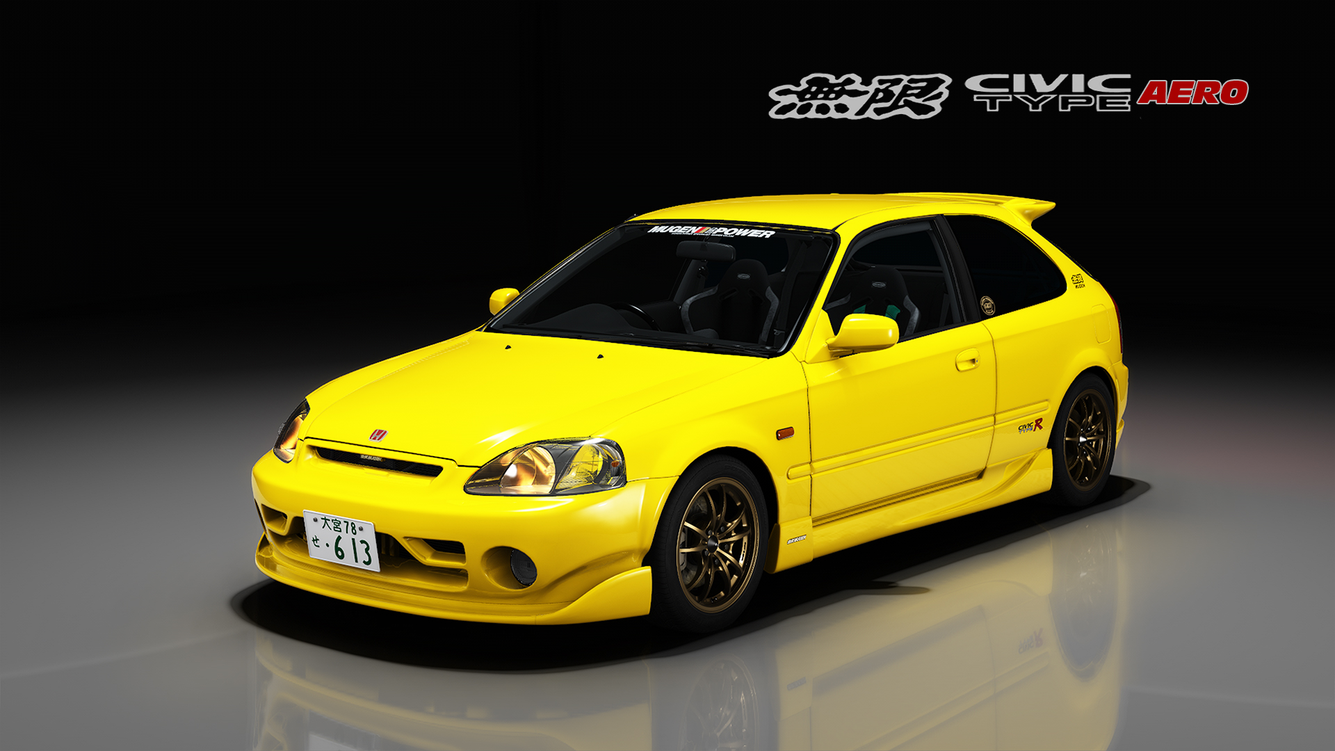 Mugen Civic type AERO (EK9), skin 02_sunlight_yellow