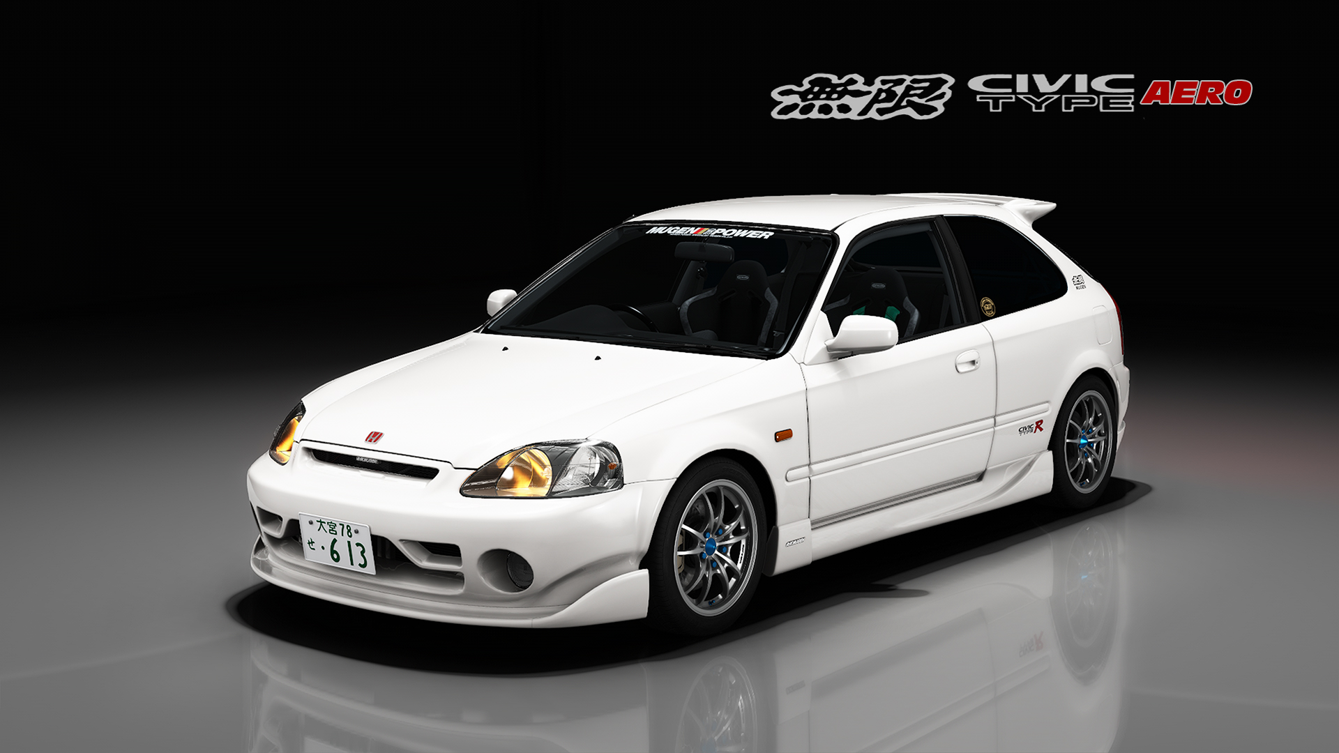 Mugen Civic type AERO (EK9), skin 06_championship_white