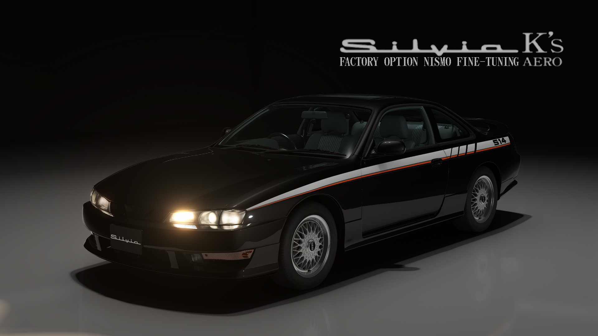 Nissan Silvia K's Aero (S14) Option, skin 03_black_kh3