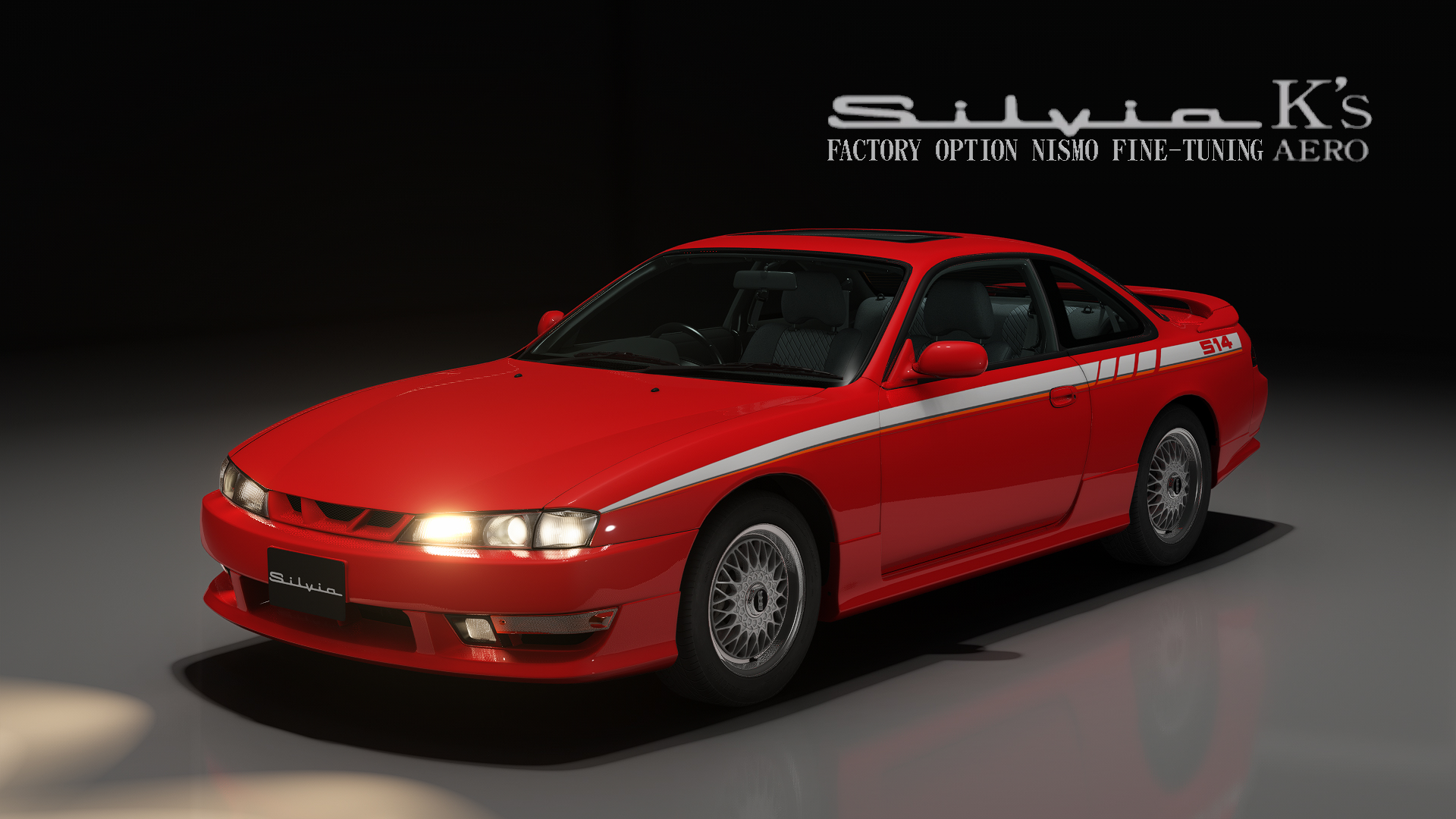Nissan Silvia K's Aero (S14) Option, skin 04_super_red_aj4