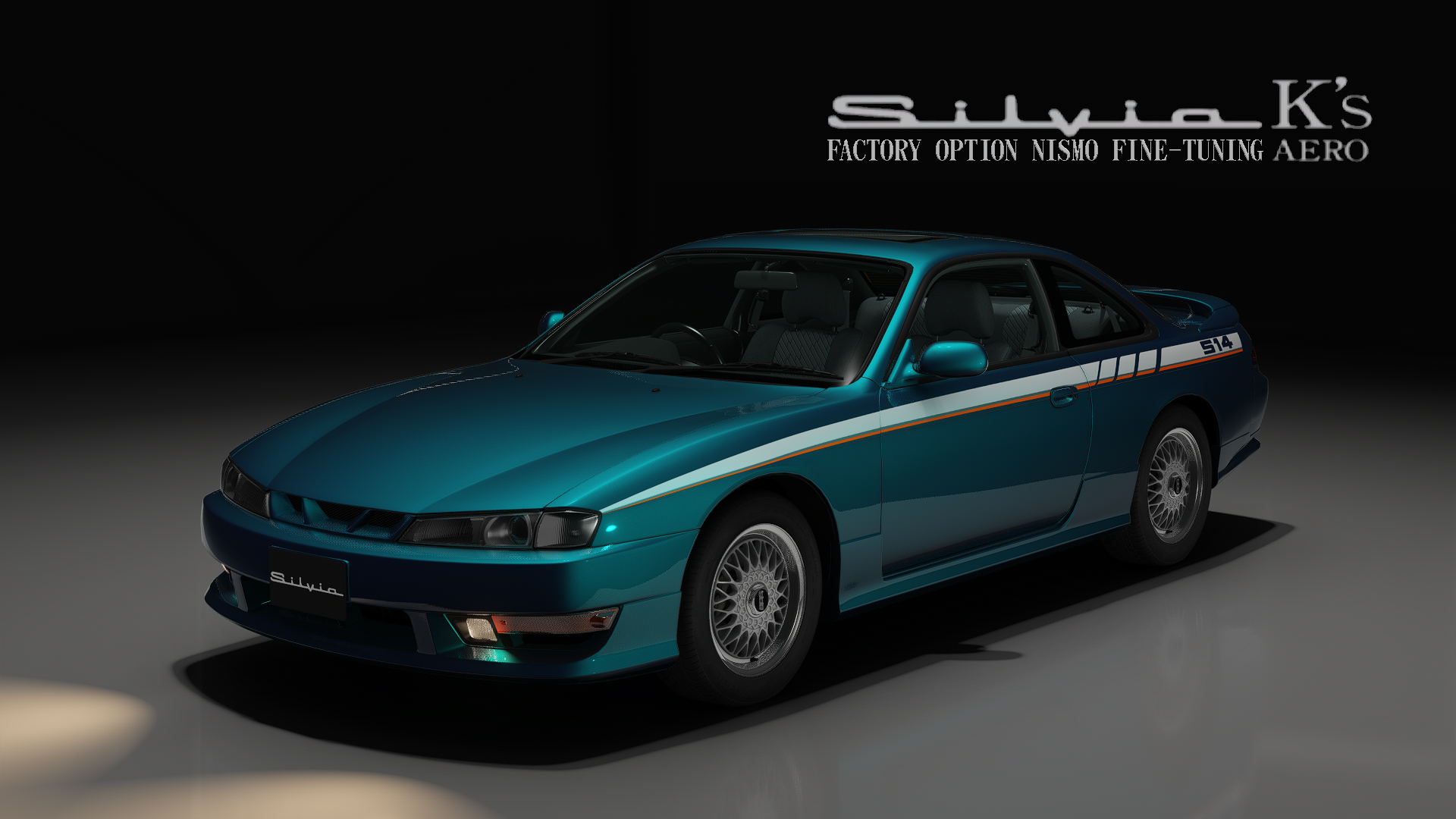 Nissan Silvia K's Aero (S14) Option, skin 05_green_pearl_dn1