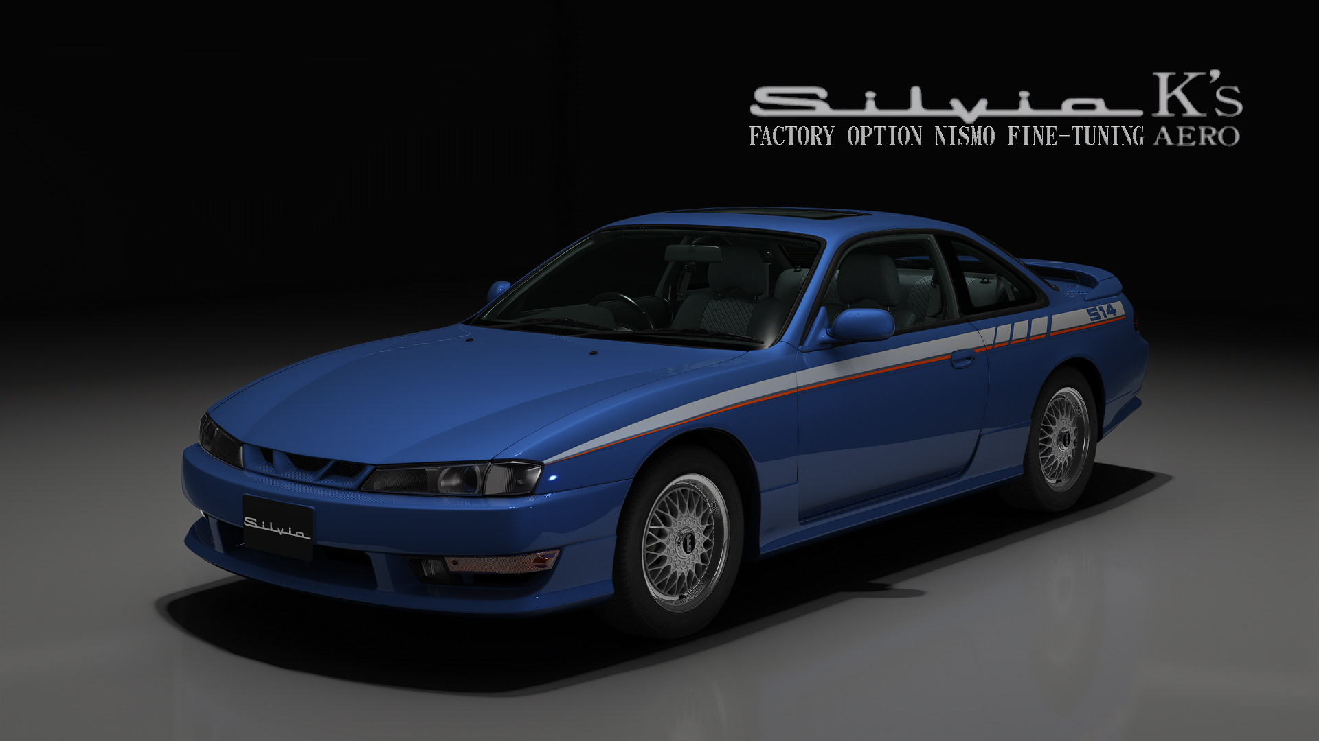 Nissan Silvia K's Aero (S14) Option, skin 06_deep_marine_blue_bn6