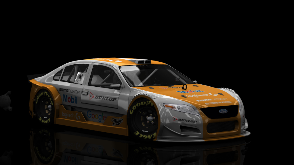 Top Car Ford Mondeo, skin orange_racing