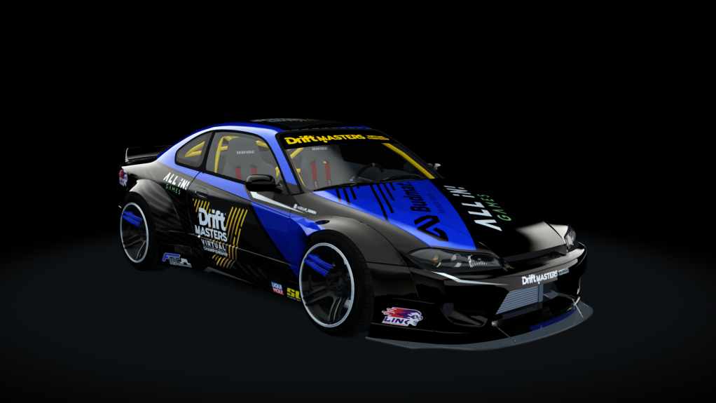 DMVC Nissan Silvia S15, skin Drift Masters Virtual Championship Blue