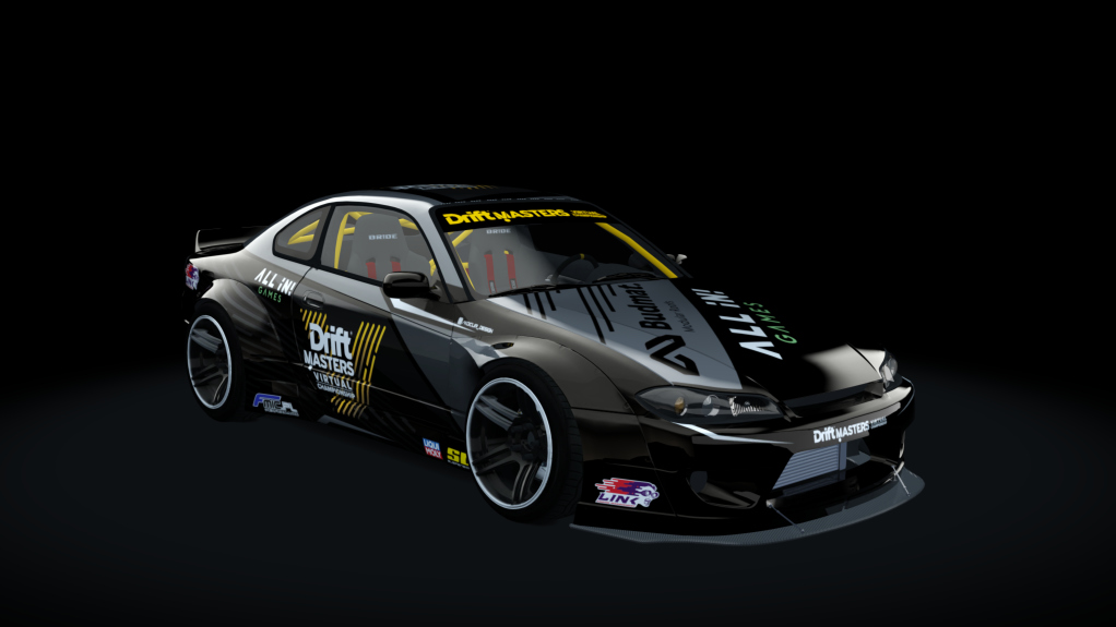 DMVC Nissan Silvia S15, skin Drift Masters Virtual Championship Gray