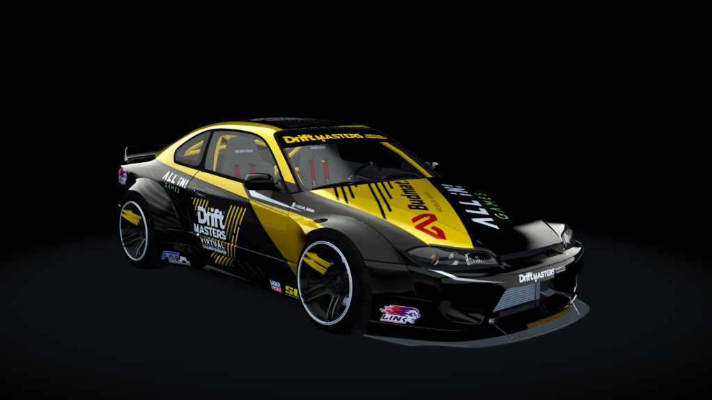 DMVC Nissan Silvia S15, skin Drift Masters Virtual Championship Yellow