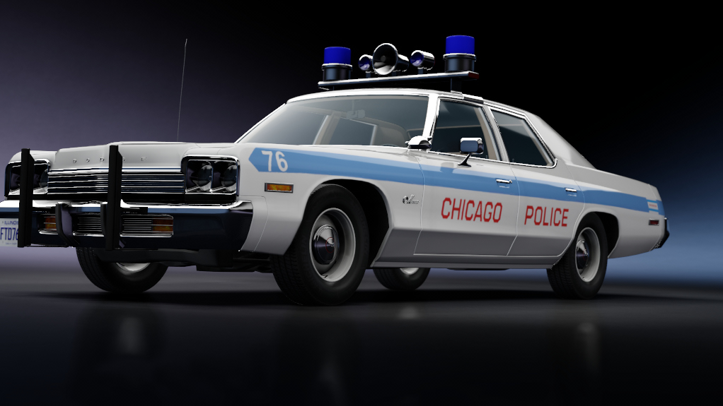Dodge Monaco Police, skin cpd