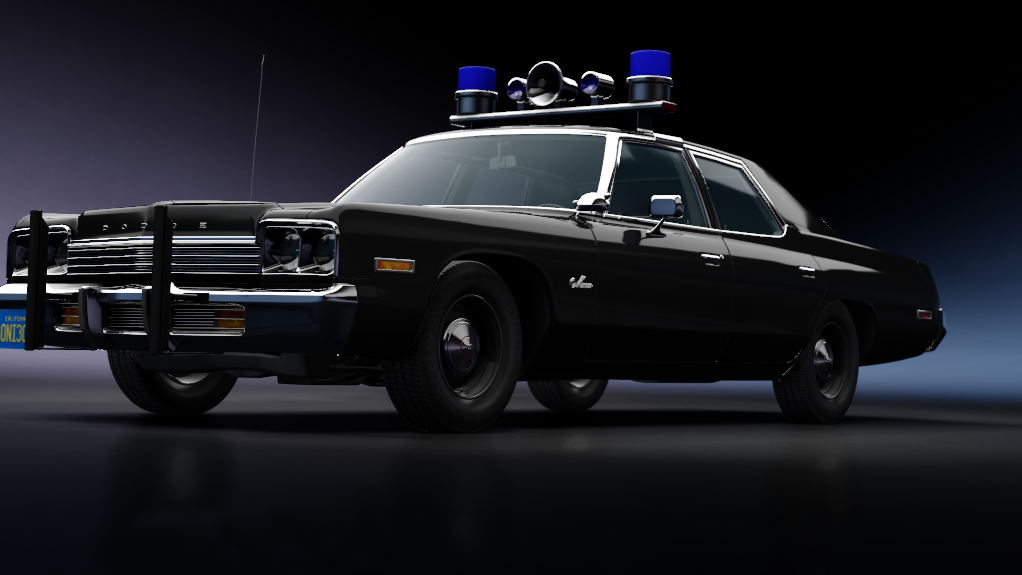Dodge Monaco Police, skin x9_black