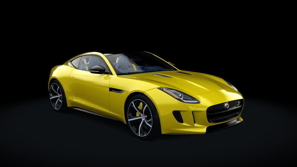 Jaguar F-Type R, skin 9_Imola_Yellow