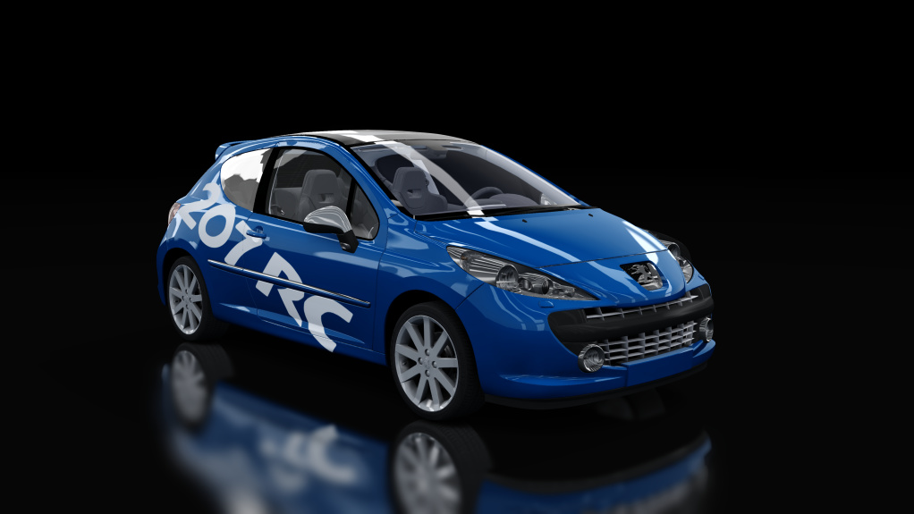 Peugeot 207 RC, skin 0_207_RC_Bleu