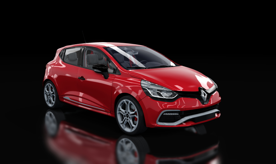 Renault Clio RS 4, skin Flame_Red