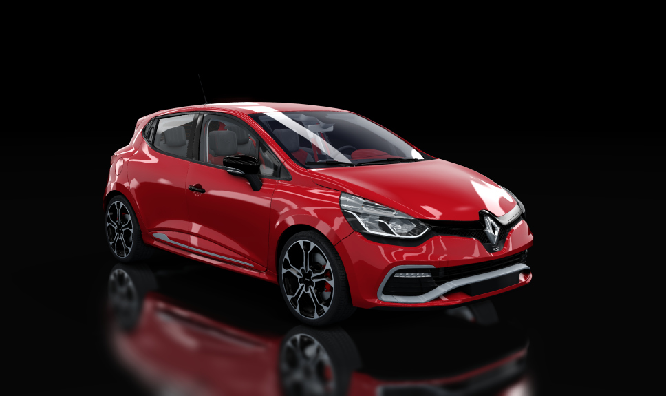 Renault Clio RS 4, skin Flame_Red_2