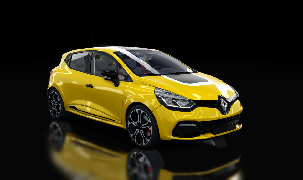 Renault Clio RS 4, skin Lucky7_Yellow