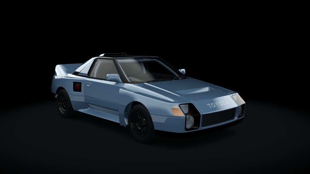 Toyota MR2 AW11 Supercharged S3, skin Ice_Blue_Pearl