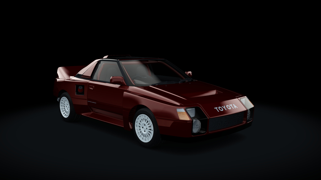 Toyota MR2 AW11 Supercharged S3, skin Medium_Red_Pearl