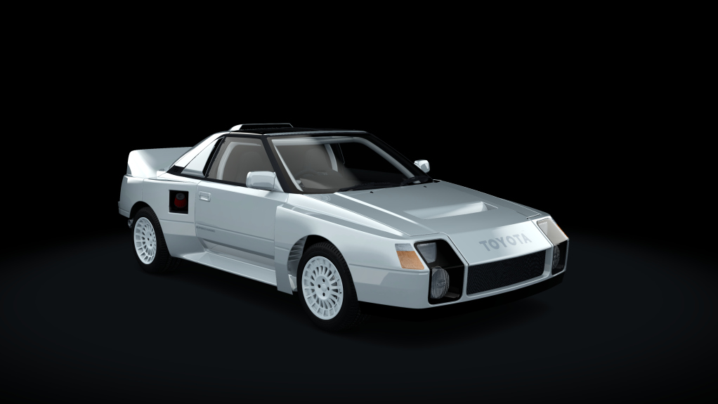 Toyota MR2 AW11 Supercharged S3, skin White