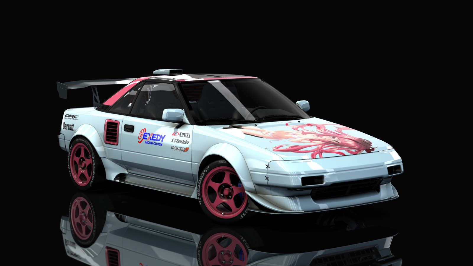 Toyota MR2 SC AW11 Time Attack, skin _AnimeRacers