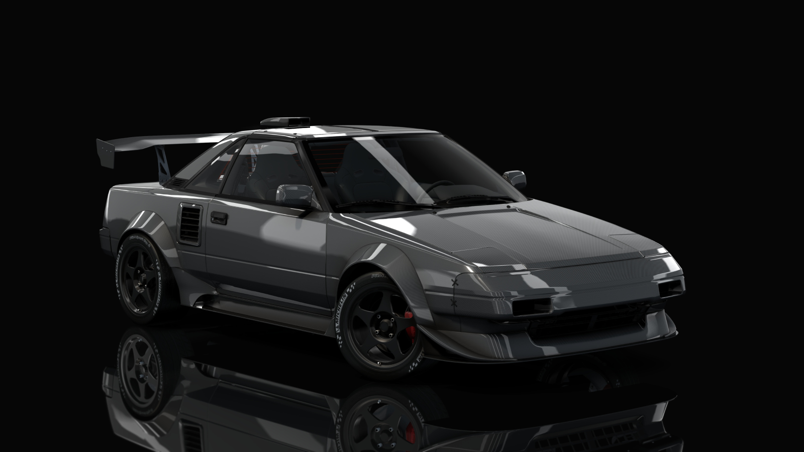 Toyota MR2 SC AW11 Time Attack, skin _Carbon