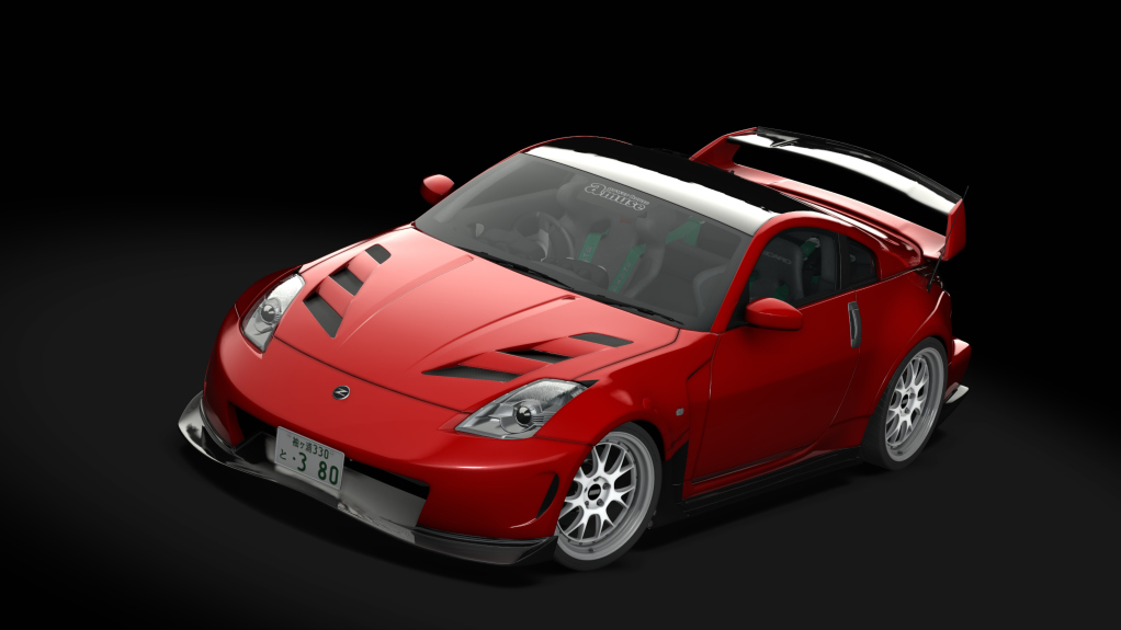 Nissan Fairlady Z Z33 Amuse NISMO 380RS Superleggera, skin 02_solid_red_solid