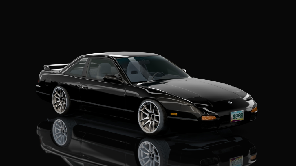 DWG Nissan 240sx Coupe, skin Black_pearl