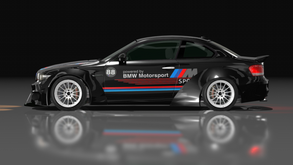 DTP BMW 1M, skin BMW_Motorsport_black_88