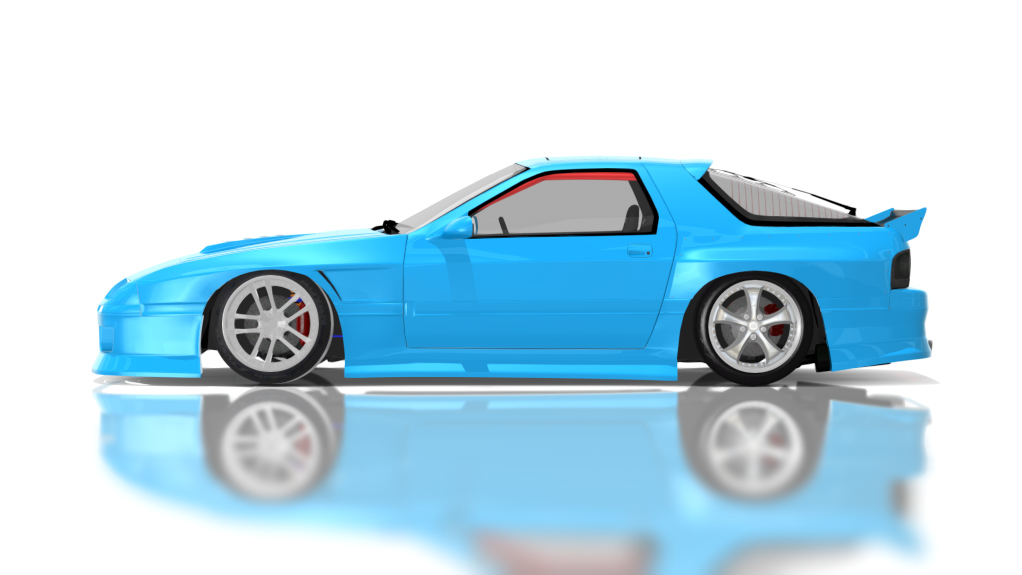 DTP Mazda RX7 FC LS7 Turbo, skin blue
