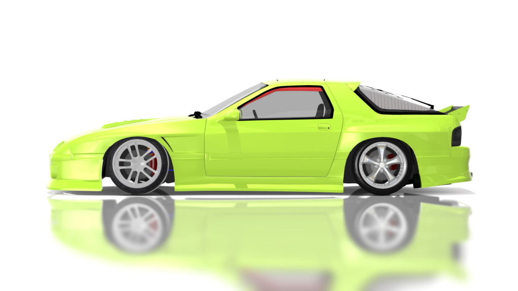 DTP Mazda RX7 FC LS7 Turbo, skin green