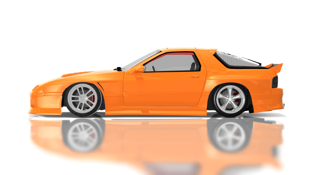 DTP Mazda RX7 FC LS7 Turbo, skin orange