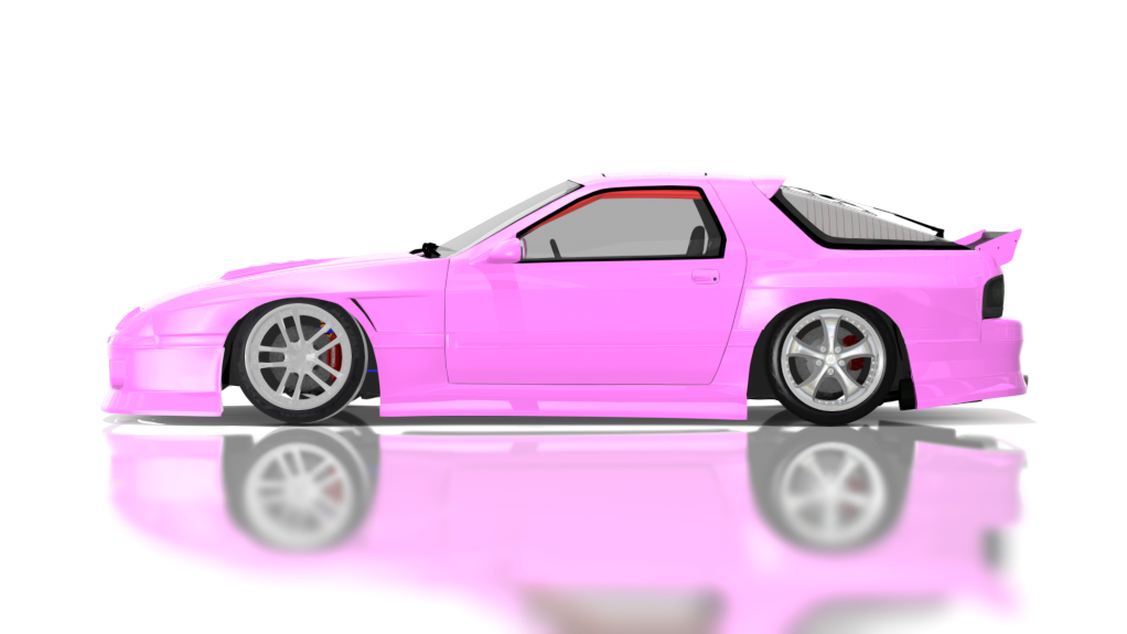 DTP Mazda RX7 FC LS7 Turbo, skin pink