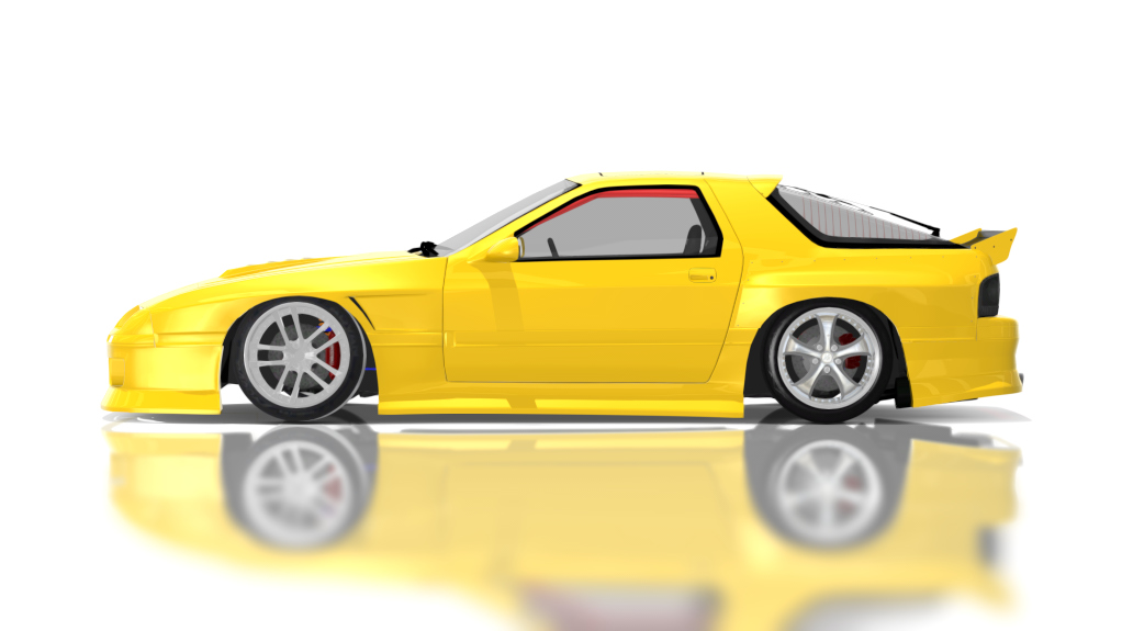 DTP Mazda RX7 FC LS7 Turbo, skin yellow