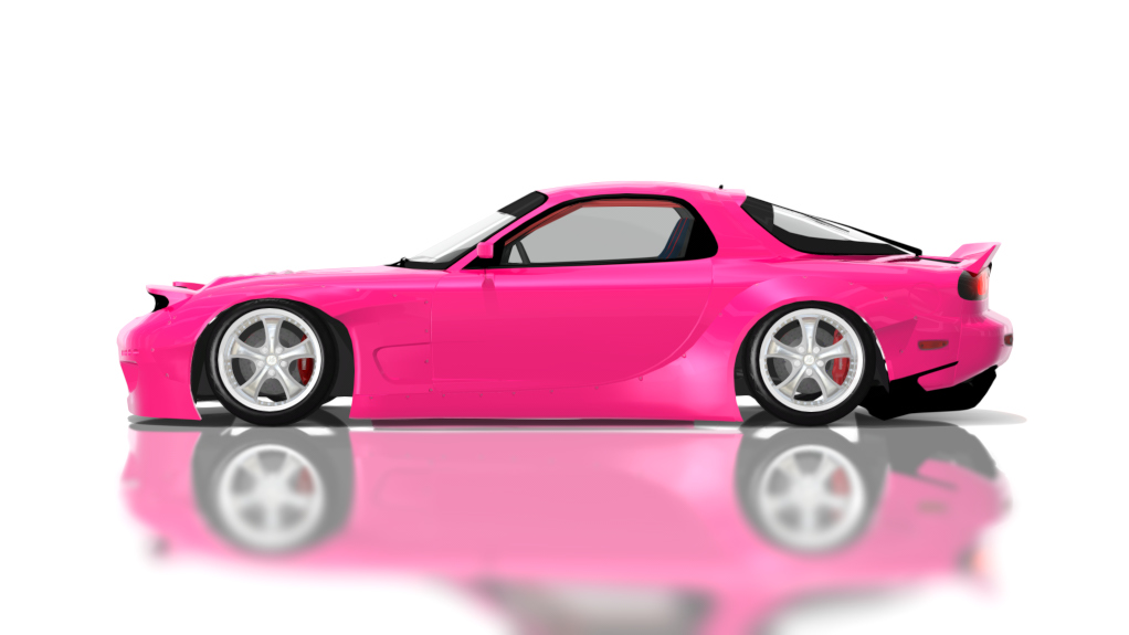 DTP Mazda RX7 FD3SRB, skin pink
