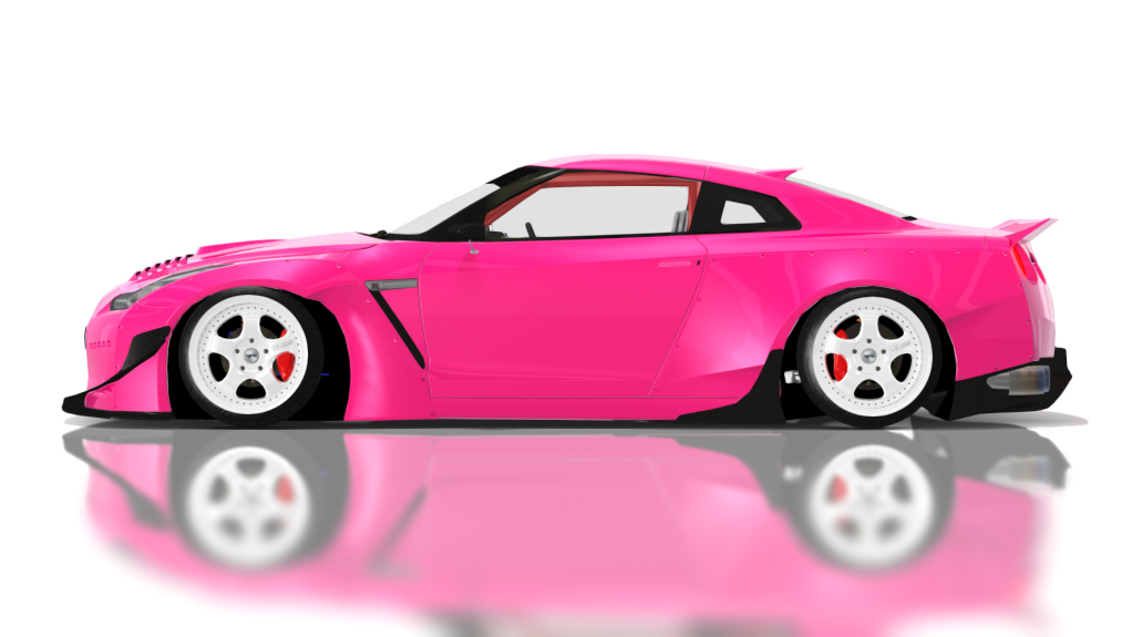 DTP Nissan R35GTRB, skin pink